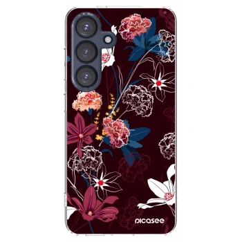Picasee διαφανής θήκη σιλικόνης Samsung Galaxy S25 5G - Dark Meadow