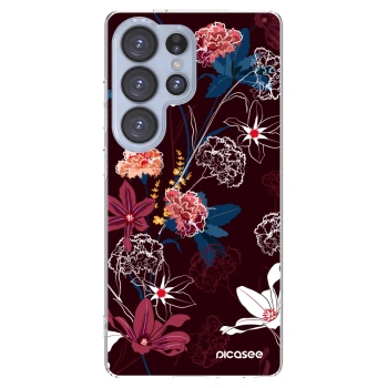 Picasee διαφανής θήκη σιλικόνης Samsung Galaxy S25 Ultra 5G - Dark Meadow