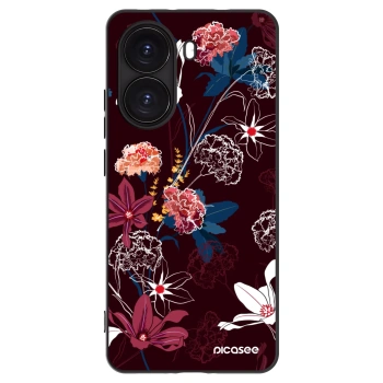Picasee Μαύρη θήκη σιλικόνης για Xiaomi Poco X7 Pro 5G - Dark Meadow
