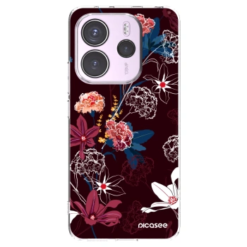 Picasee διαφανής θήκη σιλικόνης Xiaomi Redmi Note 14 4G - Dark Meadow