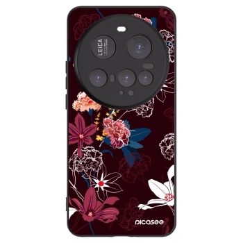 Picasee Μαύρη θήκη σιλικόνης για Xiaomi 15 Ultra - Dark Meadow