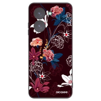 Picasee Μαύρη θήκη σιλικόνης για Xiaomi Redmi A5 - Dark Meadow