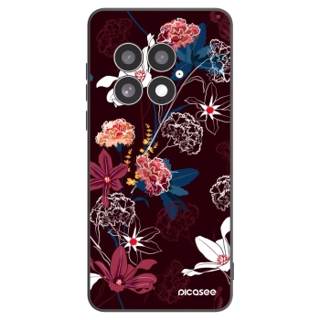 Picasee Μαύρη θήκη σιλικόνης για OnePlus 13 5G - Dark Meadow