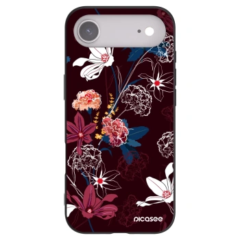 Picasee Μαύρη θήκη σιλικόνης για Apple iPhone Air - Dark Meadow