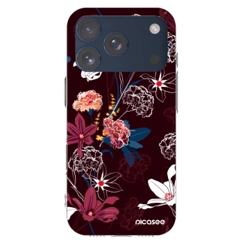 Picasee διαφανής θήκη σιλικόνης Apple iPhone 17 Pro - Dark Meadow