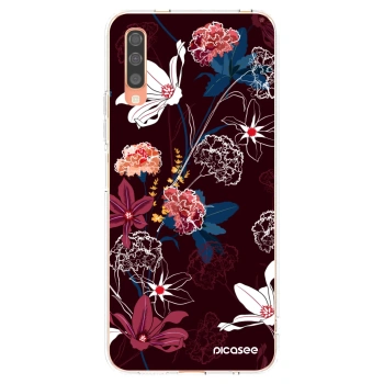 Picasee διαφανής θήκη σιλικόνης Samsung Galaxy A70 A705F - Dark Meadow