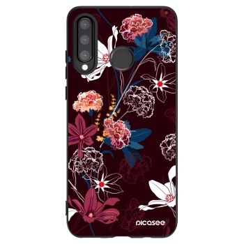Picasee Μαύρη θήκη σιλικόνης για Huawei P30 Lite - Dark Meadow