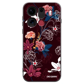 Picasee Μαύρη θήκη σιλικόνης για OPPO Find X9 Pro - Dark Meadow