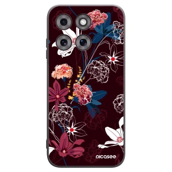Picasee Μαύρη θήκη σιλικόνης για Motorola Moto G77 - Dark Meadow