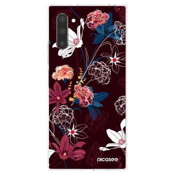 Picasee διαφανής θήκη σιλικόνης Samsung Galaxy Note 10 N970F - Dark Meadow