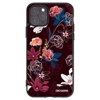 Picasee Μαύρη θήκη σιλικόνης για Apple iPhone 11 Pro - Dark Meadow