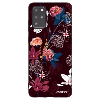 Picasee Μαύρη θήκη σιλικόνης για Samsung Galaxy S20+ G985F - Dark Meadow
