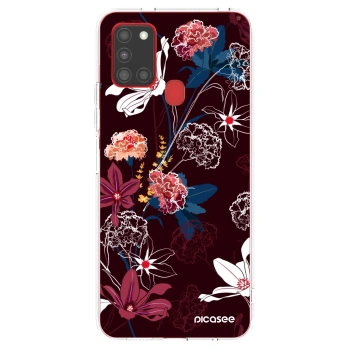 Picasee διαφανής θήκη σιλικόνης Samsung Galaxy A21s - Dark Meadow