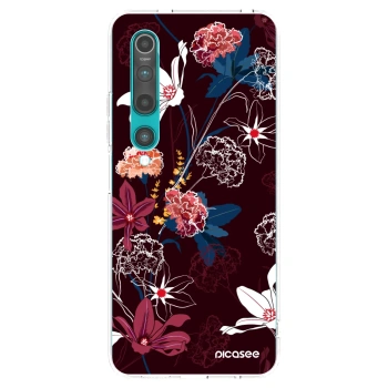 Picasee διαφανής θήκη σιλικόνης Xiaomi Mi 10 - Dark Meadow