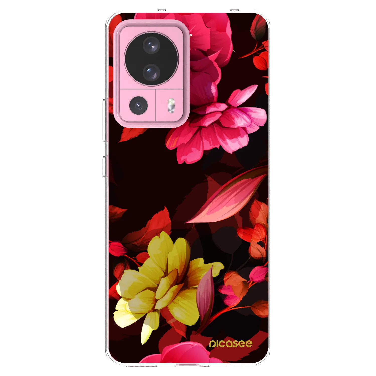 Picasee διαφανής θήκη σιλικόνης Xiaomi 13 Lite - Dark Peonny