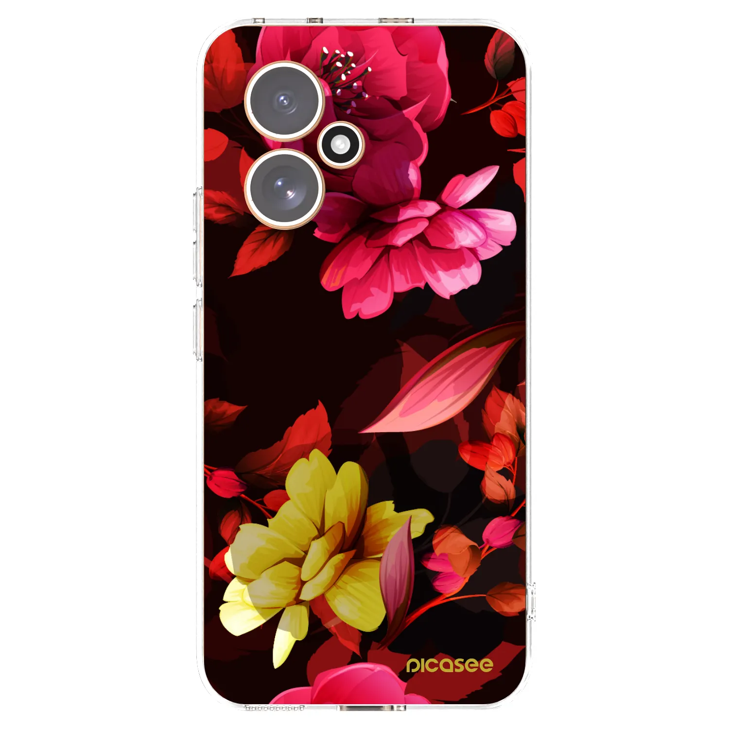 Picasee διαφανής θήκη σιλικόνης Honor 400 5G - Dark Peonny