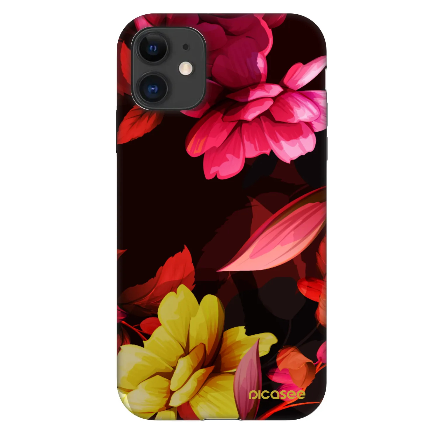 Picasee Fashion Case για Apple iPhone 11 - Dark Peonny