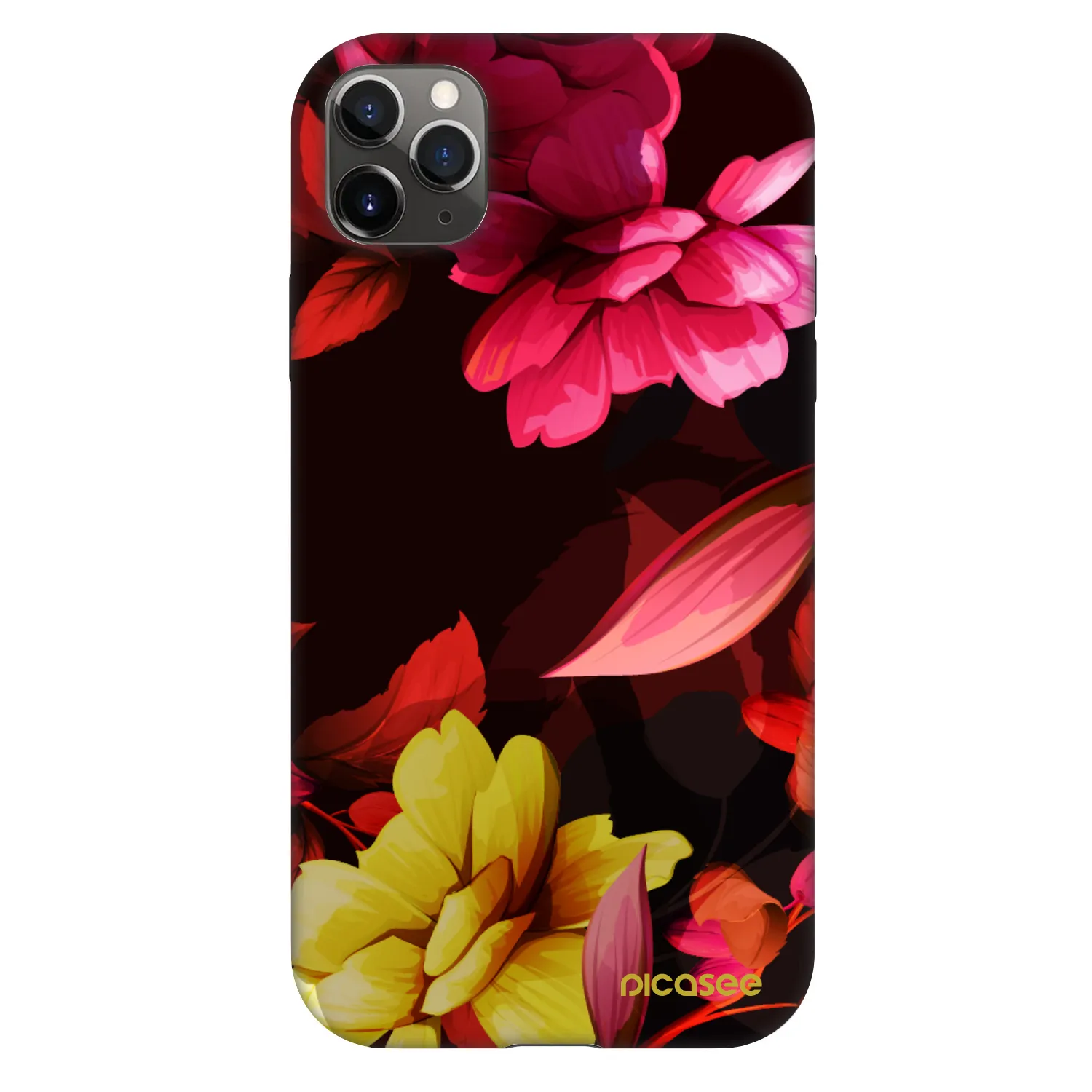 Picasee Fashion Case για Apple iPhone 11 Pro Max - Dark Peonny