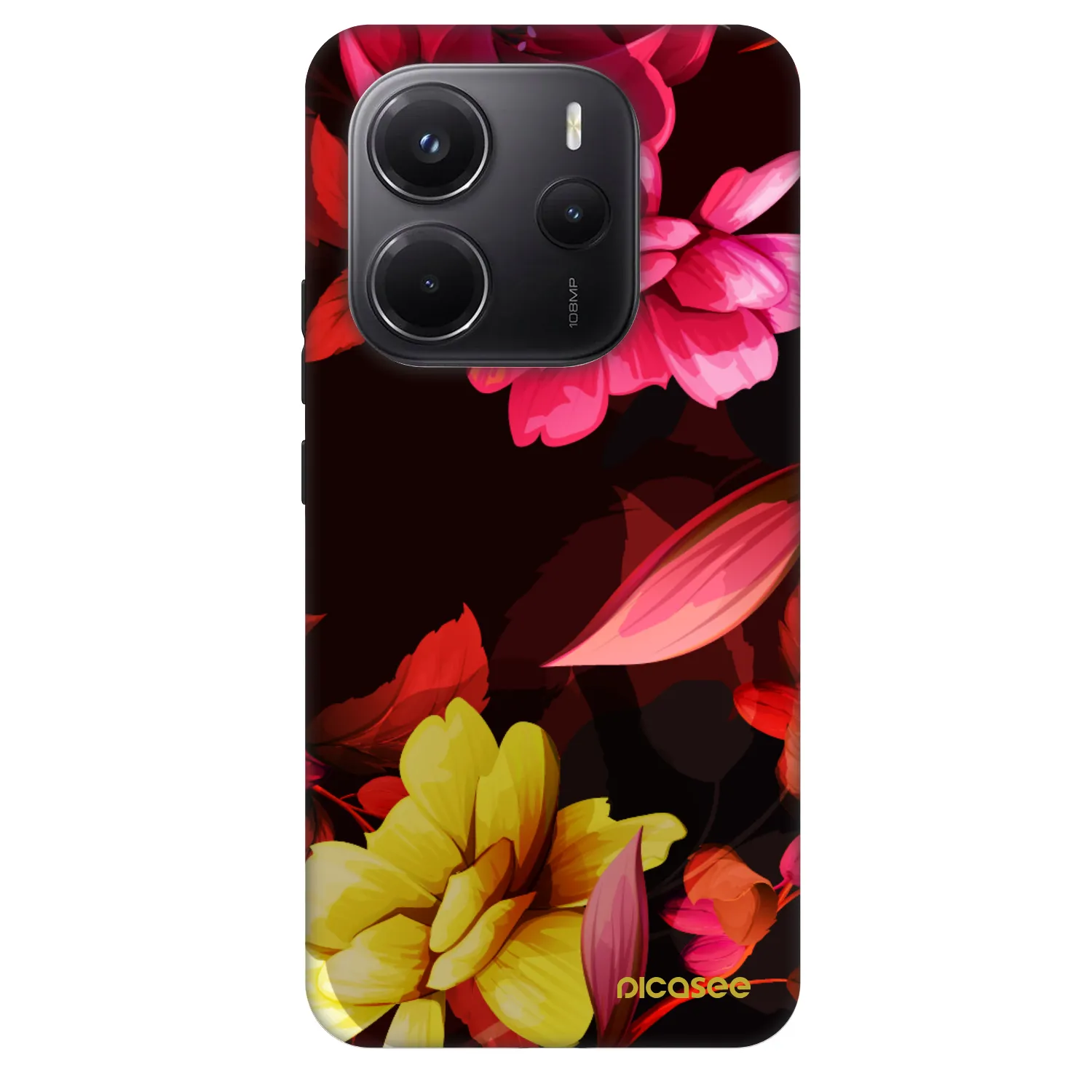 Picasee Fashion Case για Xiaomi Redmi Note 14 5G - Dark Peonny