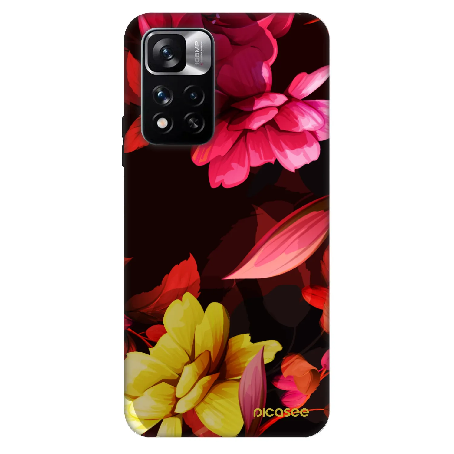 Picasee Fashion Case για Xiaomi Redmi Note 11 Pro 5G - Dark Peonny