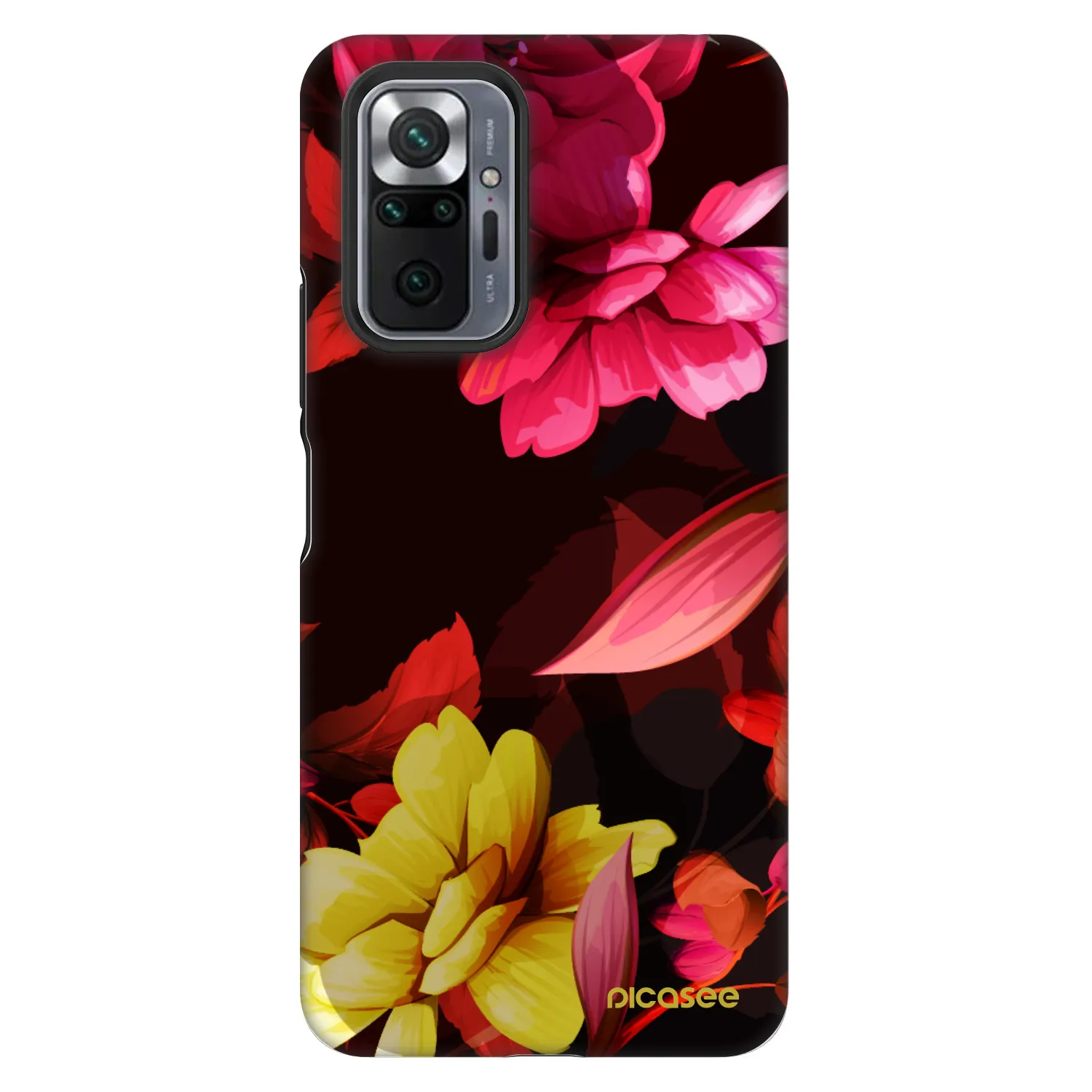 Picasee Fashion Case για Xiaomi Redmi Note 10 Pro - Dark Peonny