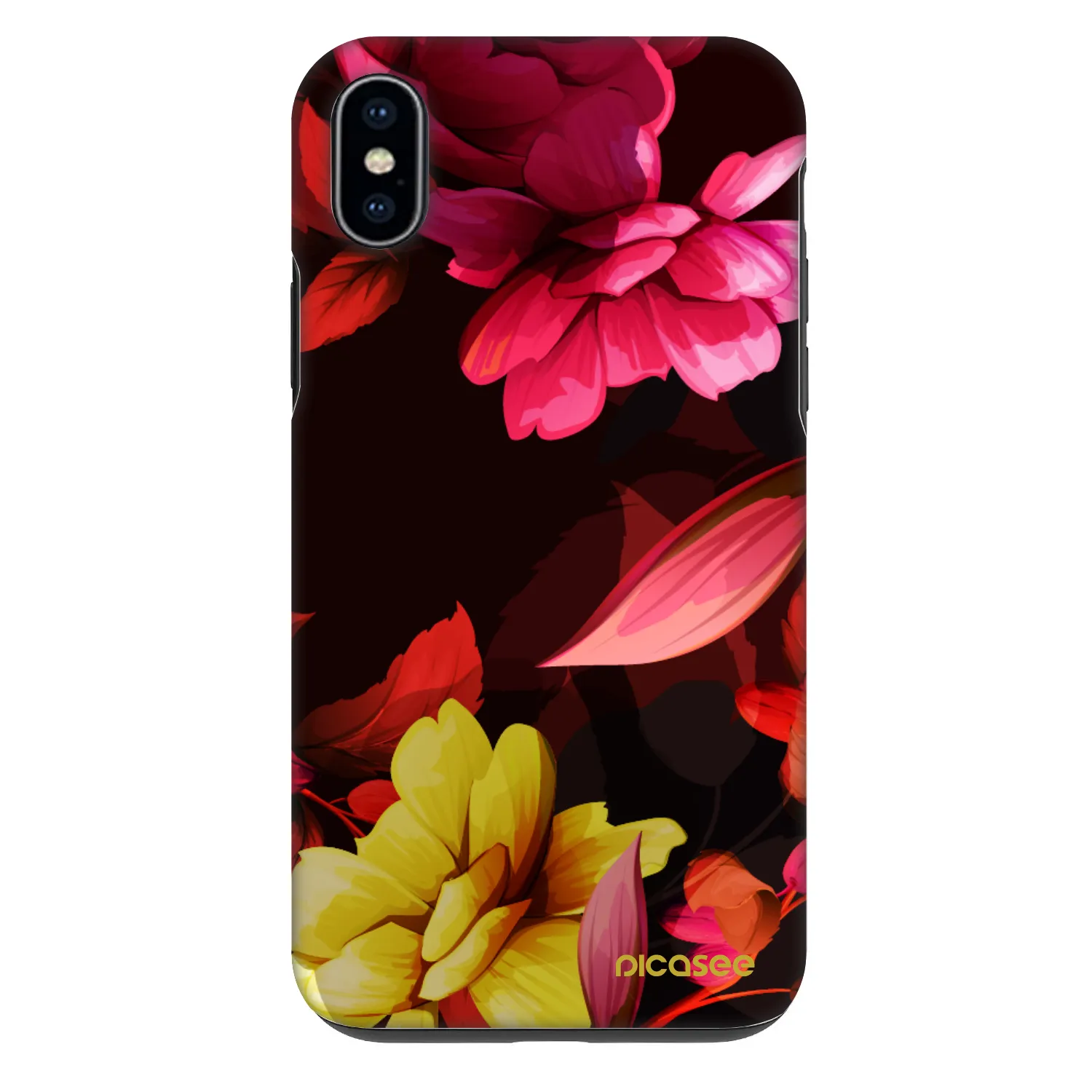 Picasee Fashion Case για Apple iPhone XS Max - Dark Peonny