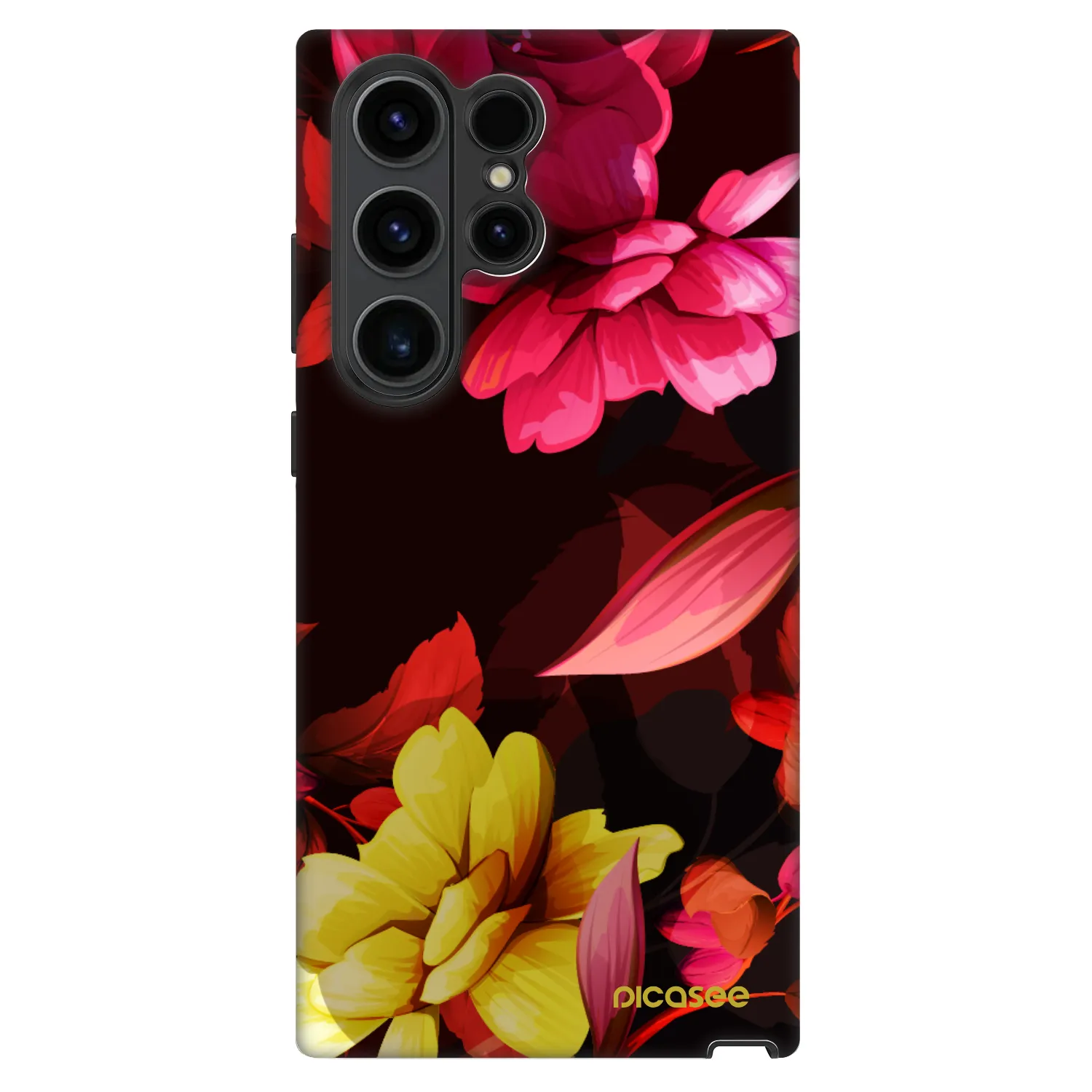 Picasee Fashion Case για Samsung Galaxy S23 Ultra 5G - Dark Peonny