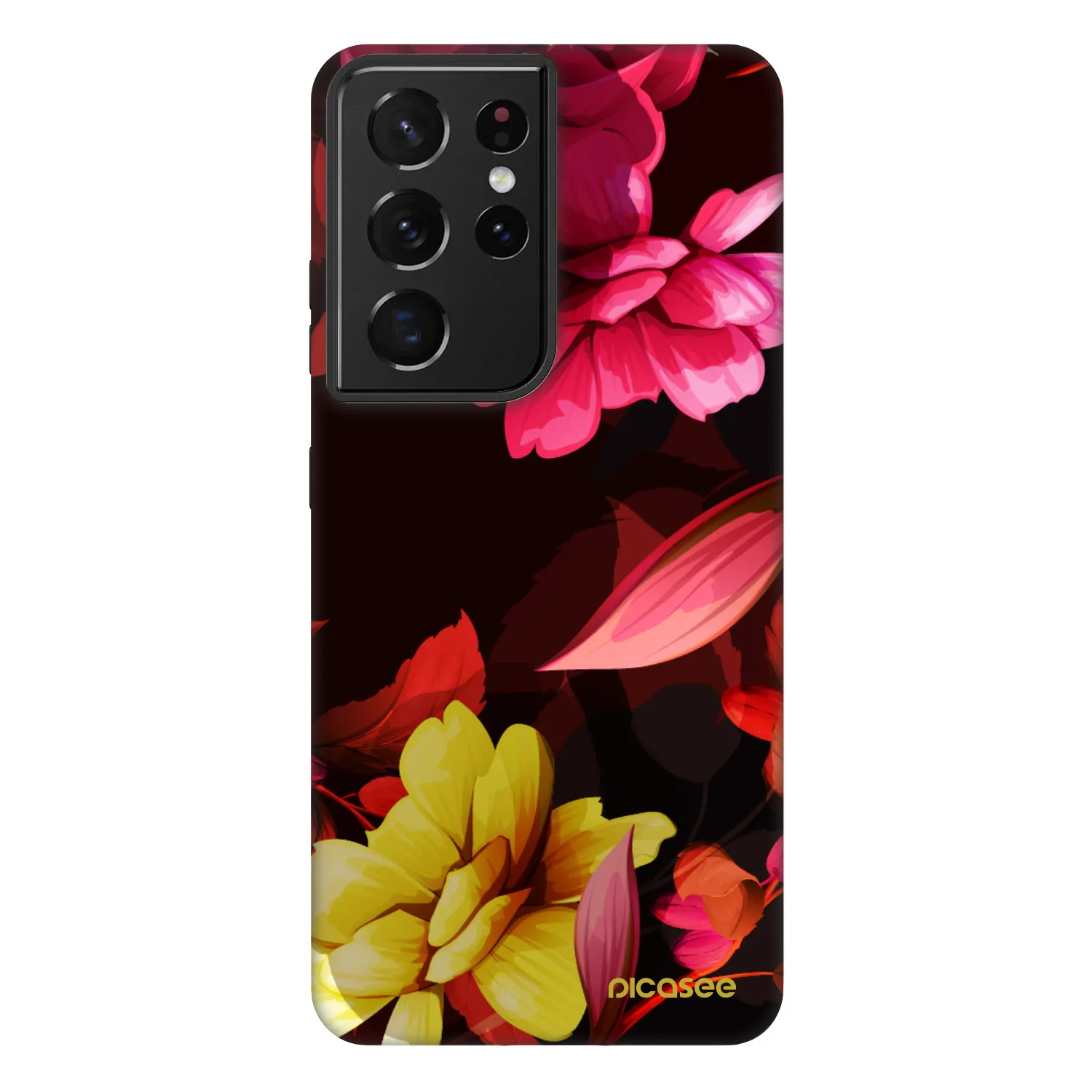 Picasee Fashion Case για Samsung Galaxy S21 Ultra 5G G998B - Dark Peonny