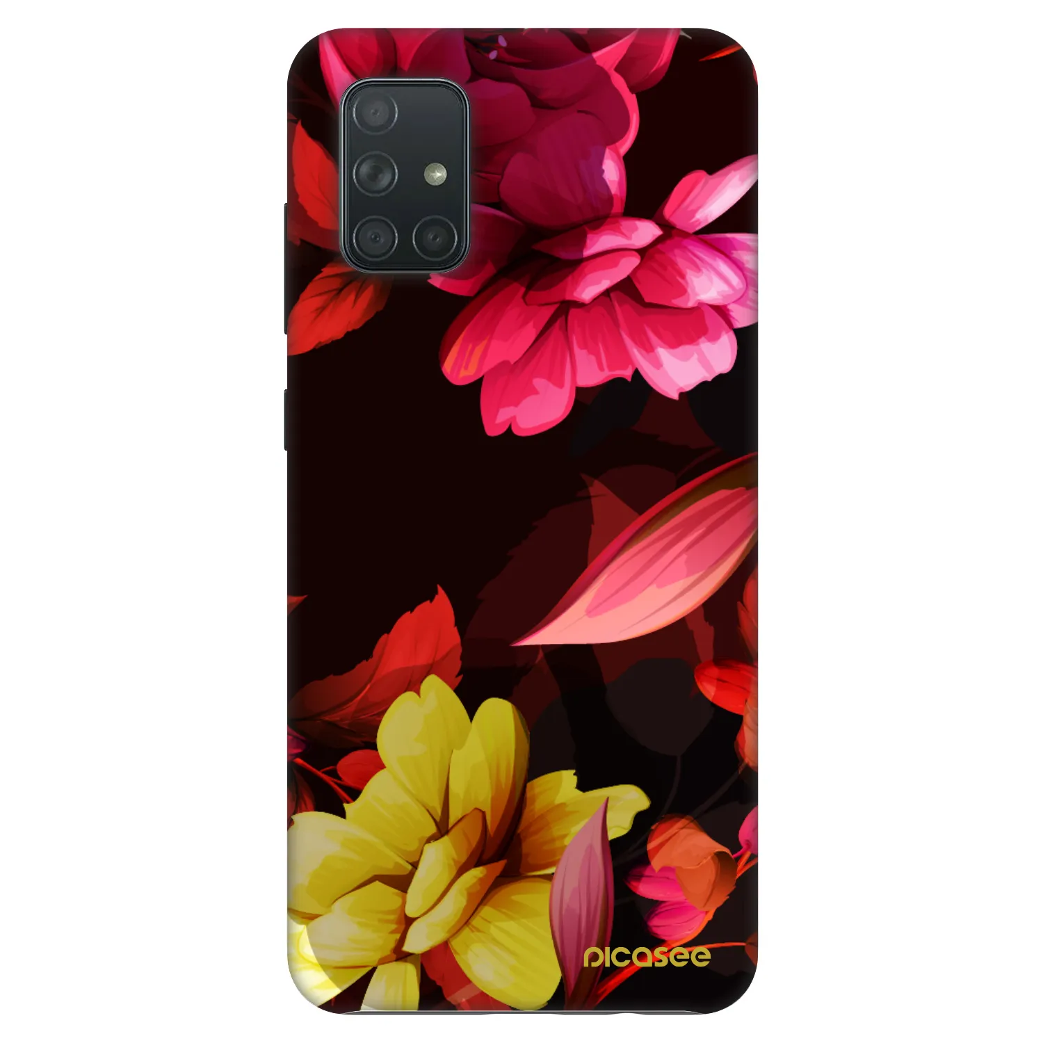 Picasee Fashion Case για Samsung Galaxy A71 A715F - Dark Peonny