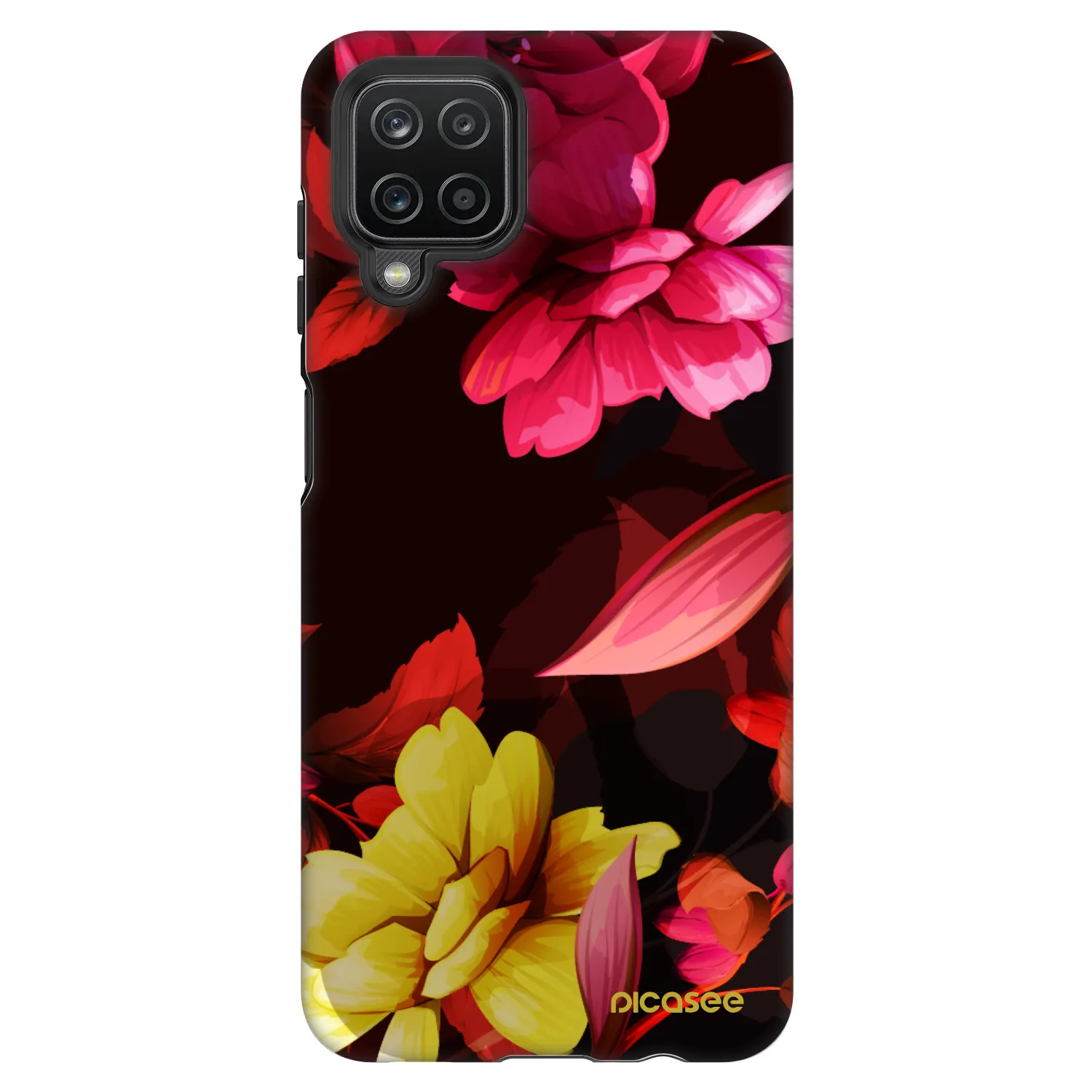 Picasee Fashion Case για Samsung Galaxy A12 A125F - Dark Peonny