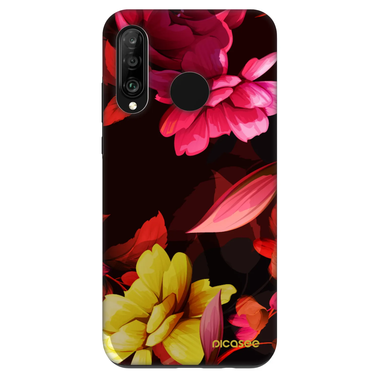 Picasee Fashion Case για Huawei P30 Lite - Dark Peonny