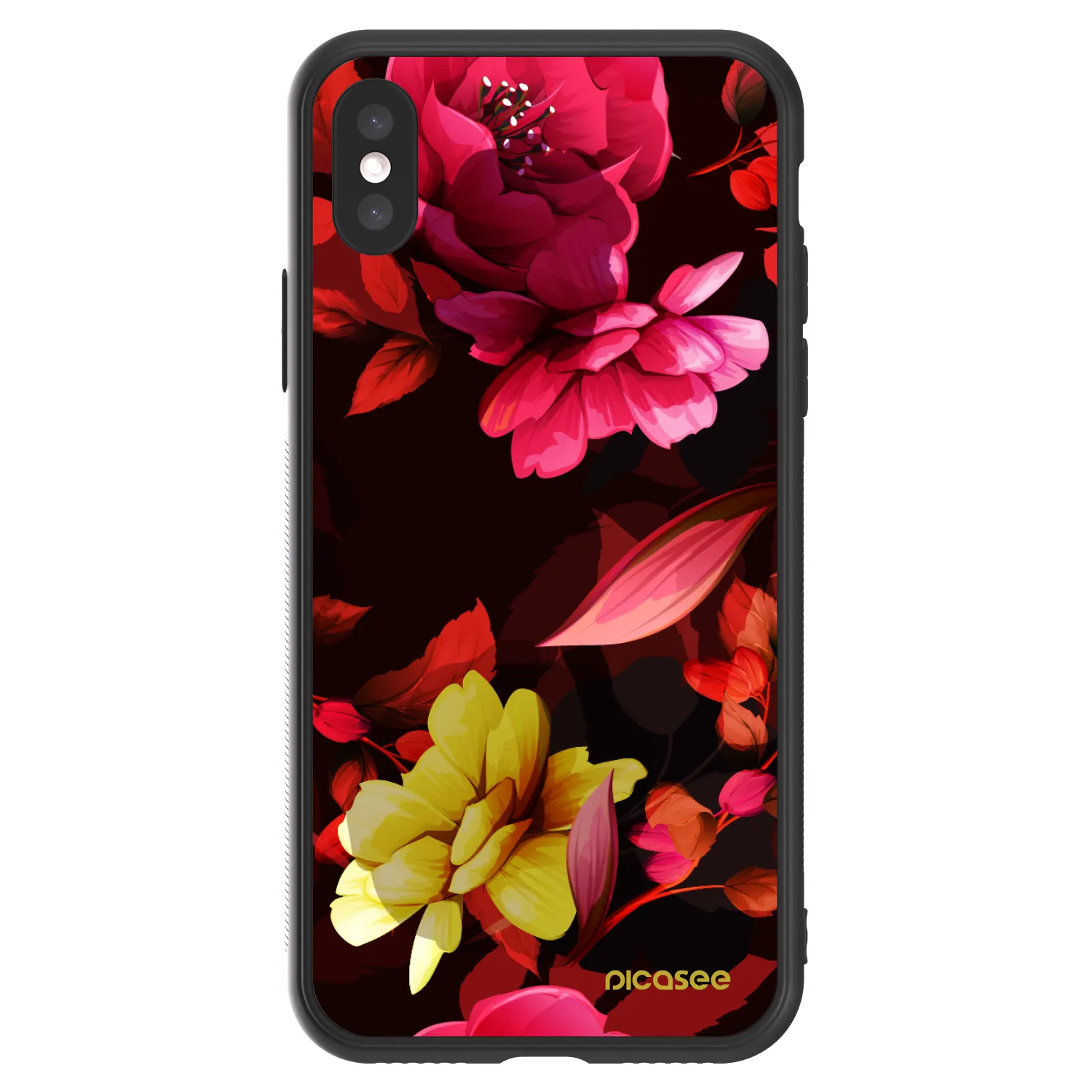 Picasee ULTIMATE CASE για Apple iPhone X/XS - Dark Peonny