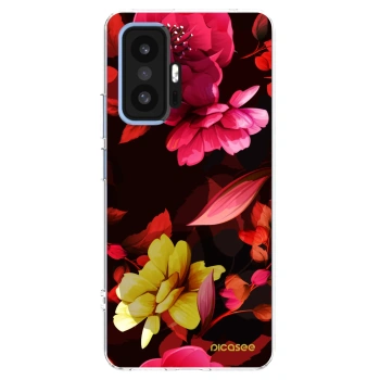 Picasee διαφανής θήκη σιλικόνης Xiaomi 11T Pro - Dark Peonny