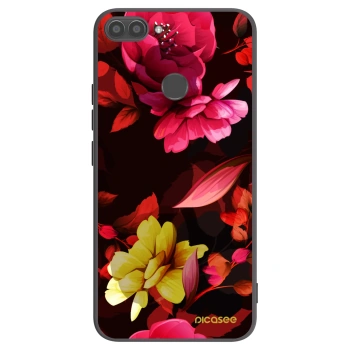 Θήκη για Huawei P Smart - Dark Peonny