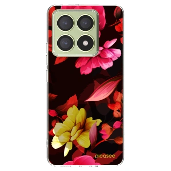 Picasee διαφανής θήκη σιλικόνης Xiaomi 14T - Dark Peonny