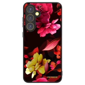 Picasee ULTIMATE CASE PowerShare για Samsung Galaxy S24 FE S721B - Dark Peonny
