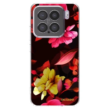 Picasee διαφανής θήκη σιλικόνης Xiaomi 15 - Dark Peonny