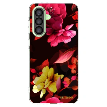 Picasee διαφανής θήκη σιλικόνης Samsung Galaxy A26 5G A266B - Dark Peonny