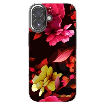 Picasee διαφανής θήκη σιλικόνης Apple iPhone 17 - Dark Peonny
