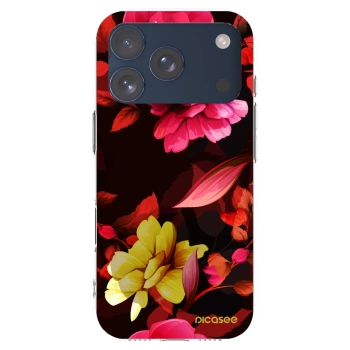 Picasee διαφανής θήκη σιλικόνης Apple iPhone 17 Pro - Dark Peonny