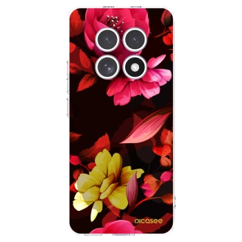 Picasee διαφανής θήκη σιλικόνης Xiaomi Redmi Note 15 - Dark Peonny