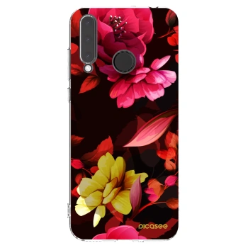 Picasee διαφανής θήκη σιλικόνης Honor 20 Lite - Dark Peonny