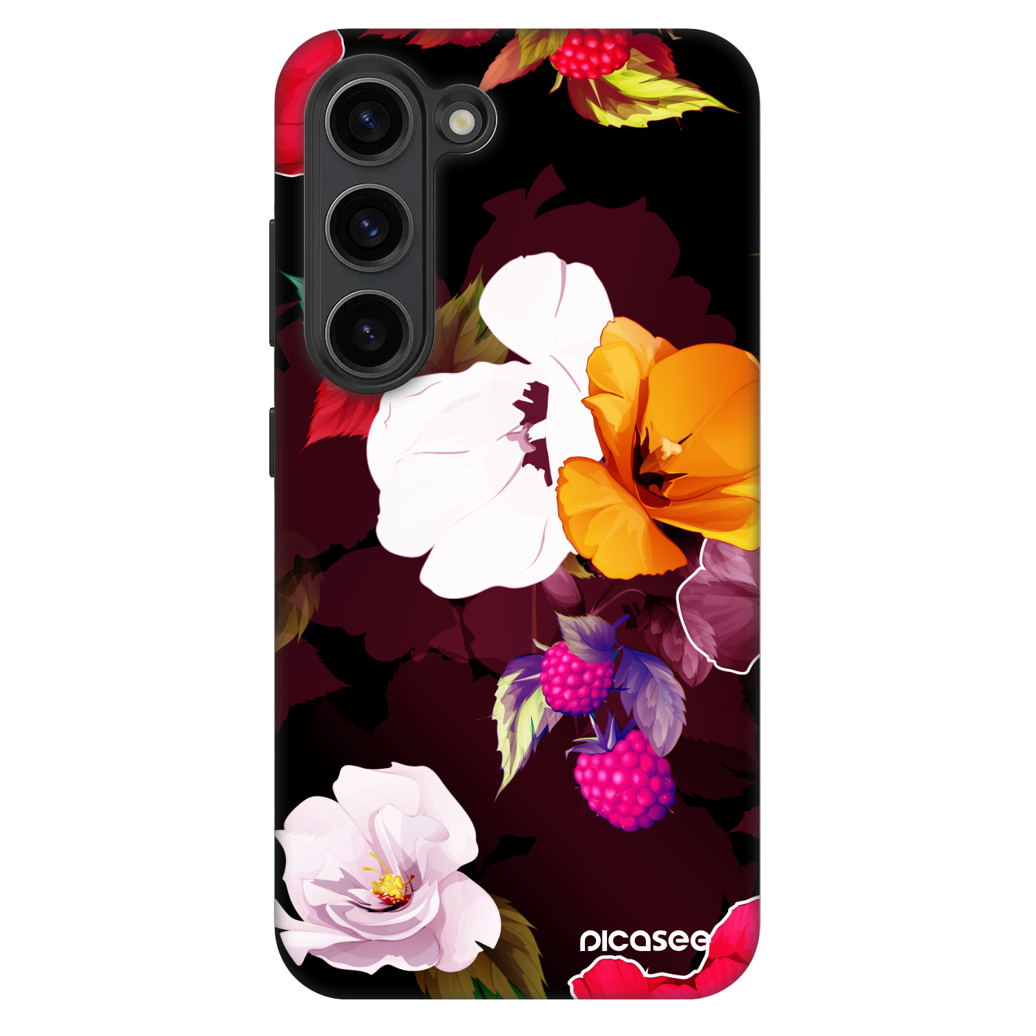 Picasee Fashion Case για Samsung Galaxy S23+ 5G - Flowers and Berries
