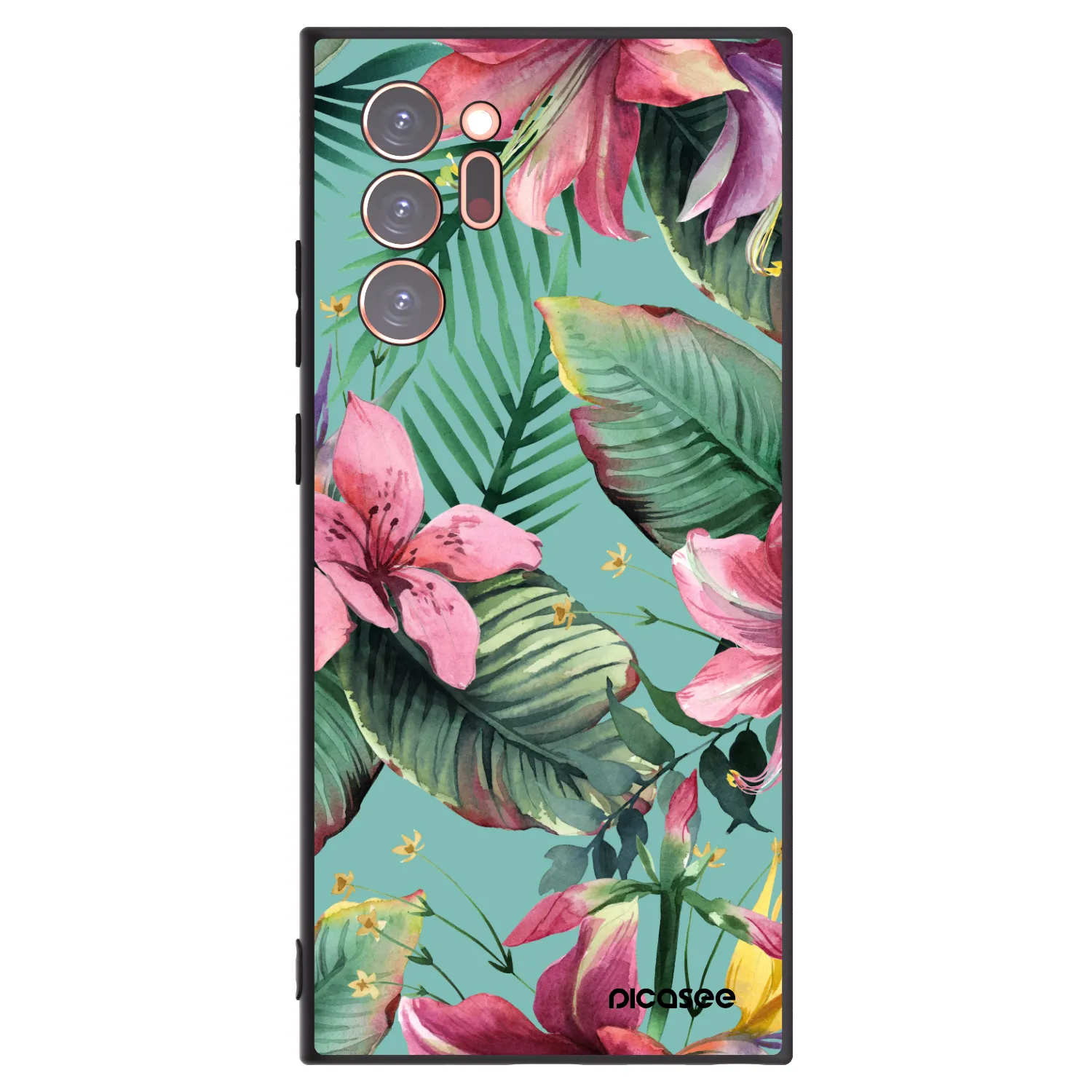 Picasee Μαύρη θήκη σιλικόνης για Samsung Galaxy Note 20 Ultra - Hawaii