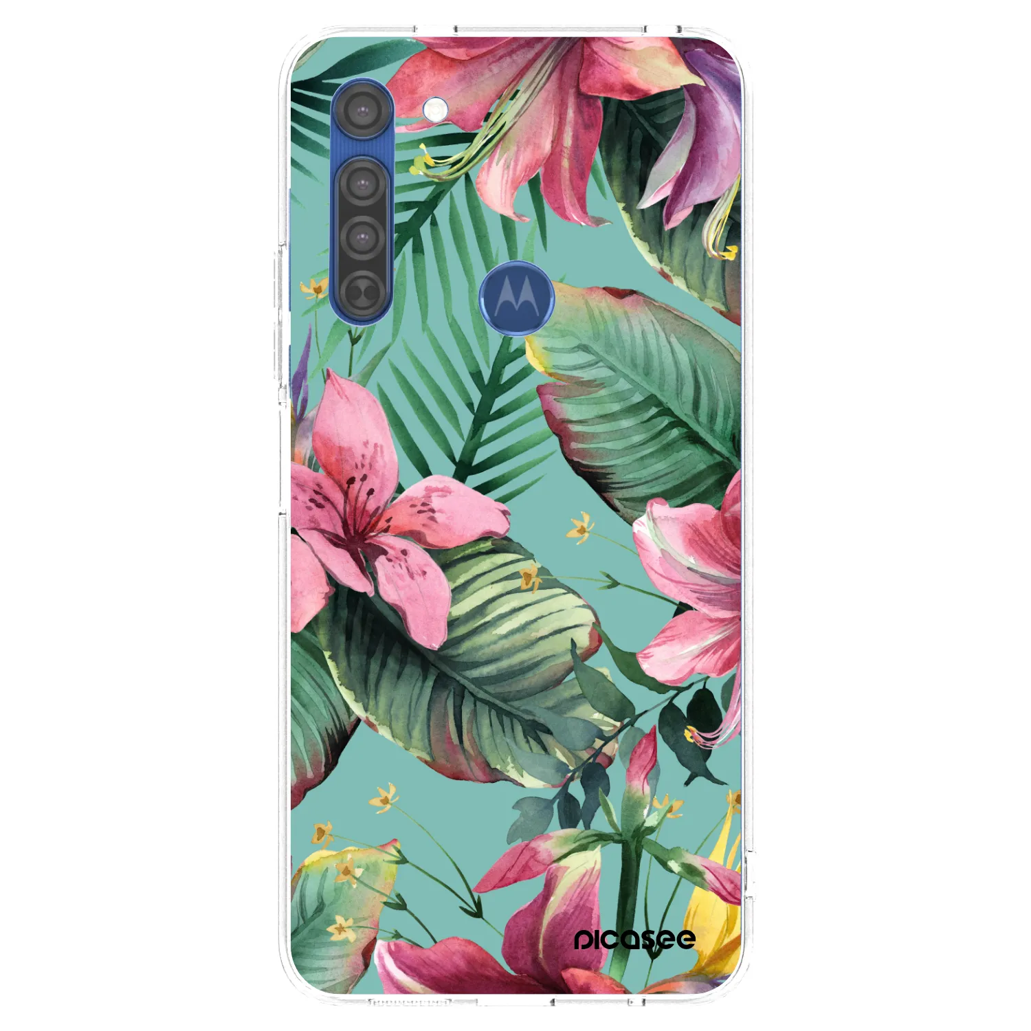Picasee διαφανής θήκη σιλικόνης Motorola Moto G8 - Hawaii