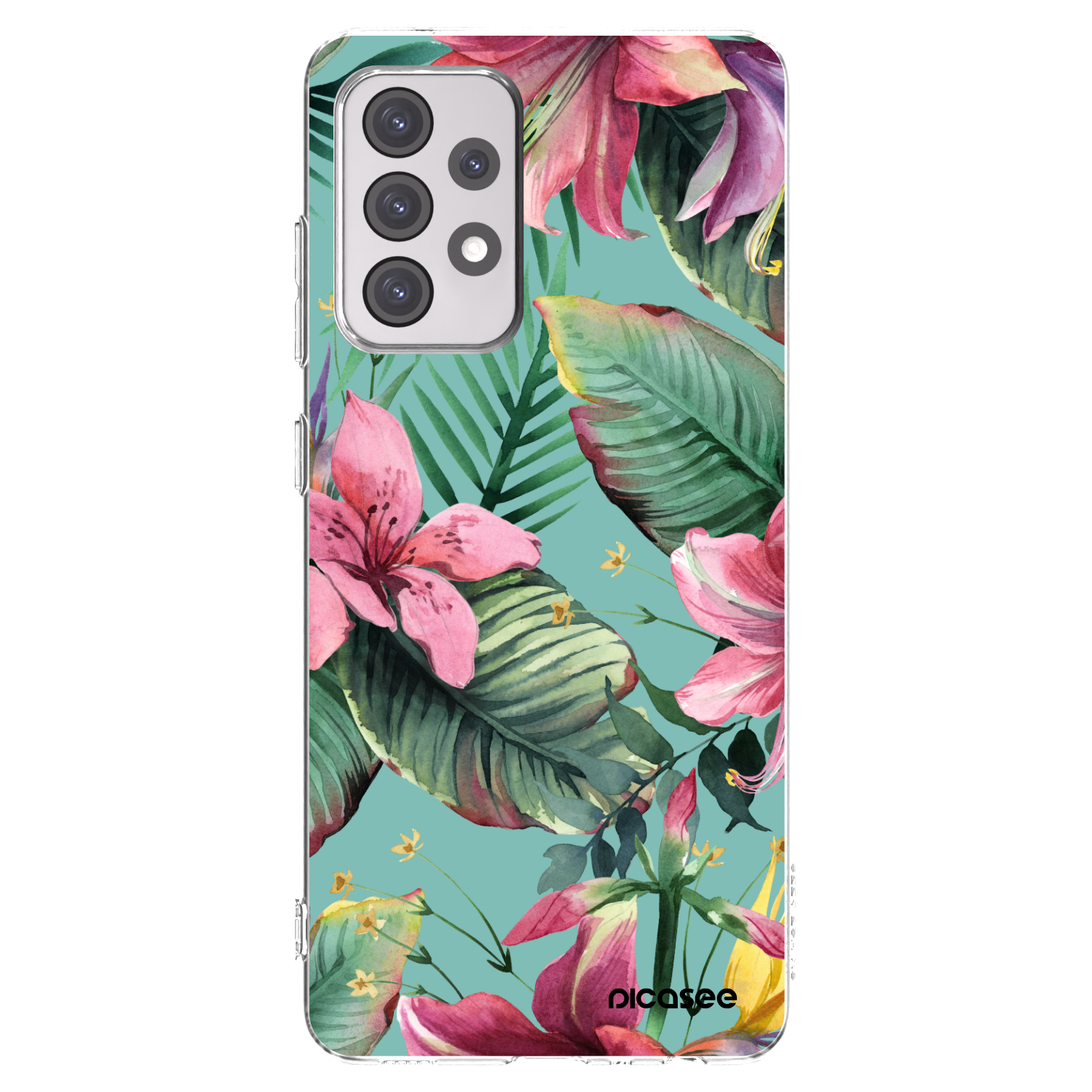 Picasee διαφανής θήκη σιλικόνης Samsung Galaxy A52 5G A525F - Hawaii