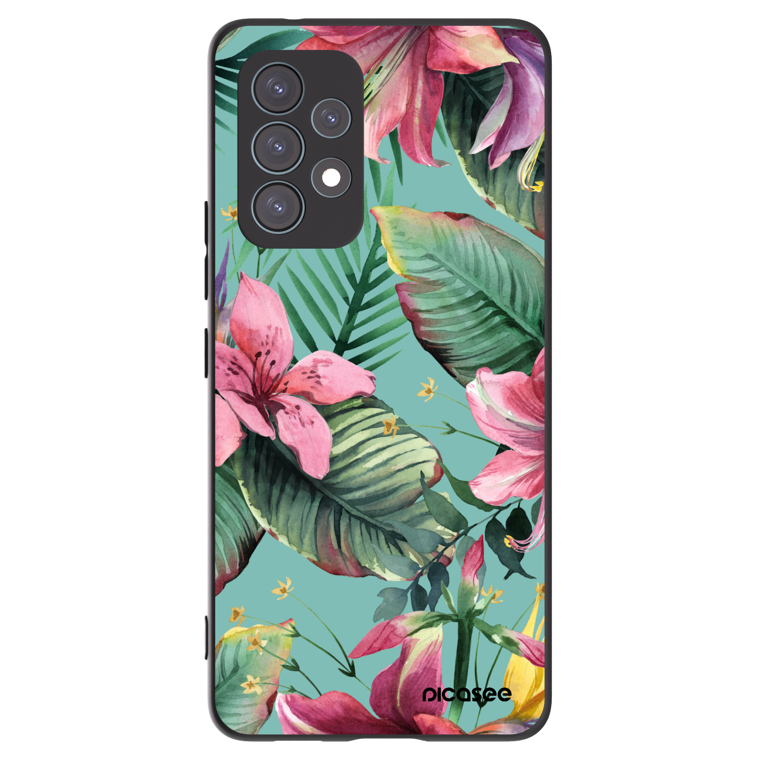 Picasee Μαύρη θήκη σιλικόνης για Samsung Galaxy A53 5G A536 - Hawaii