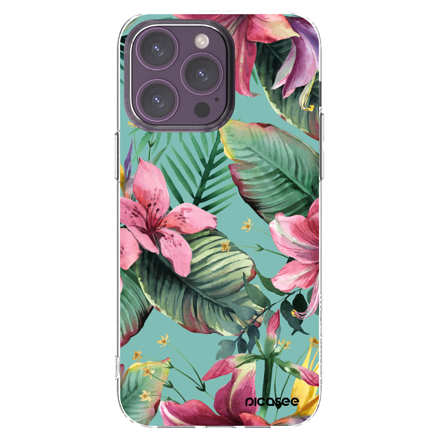 Picasee διαφανής θήκη σιλικόνης Apple iPhone 14 Pro Max - Hawaii