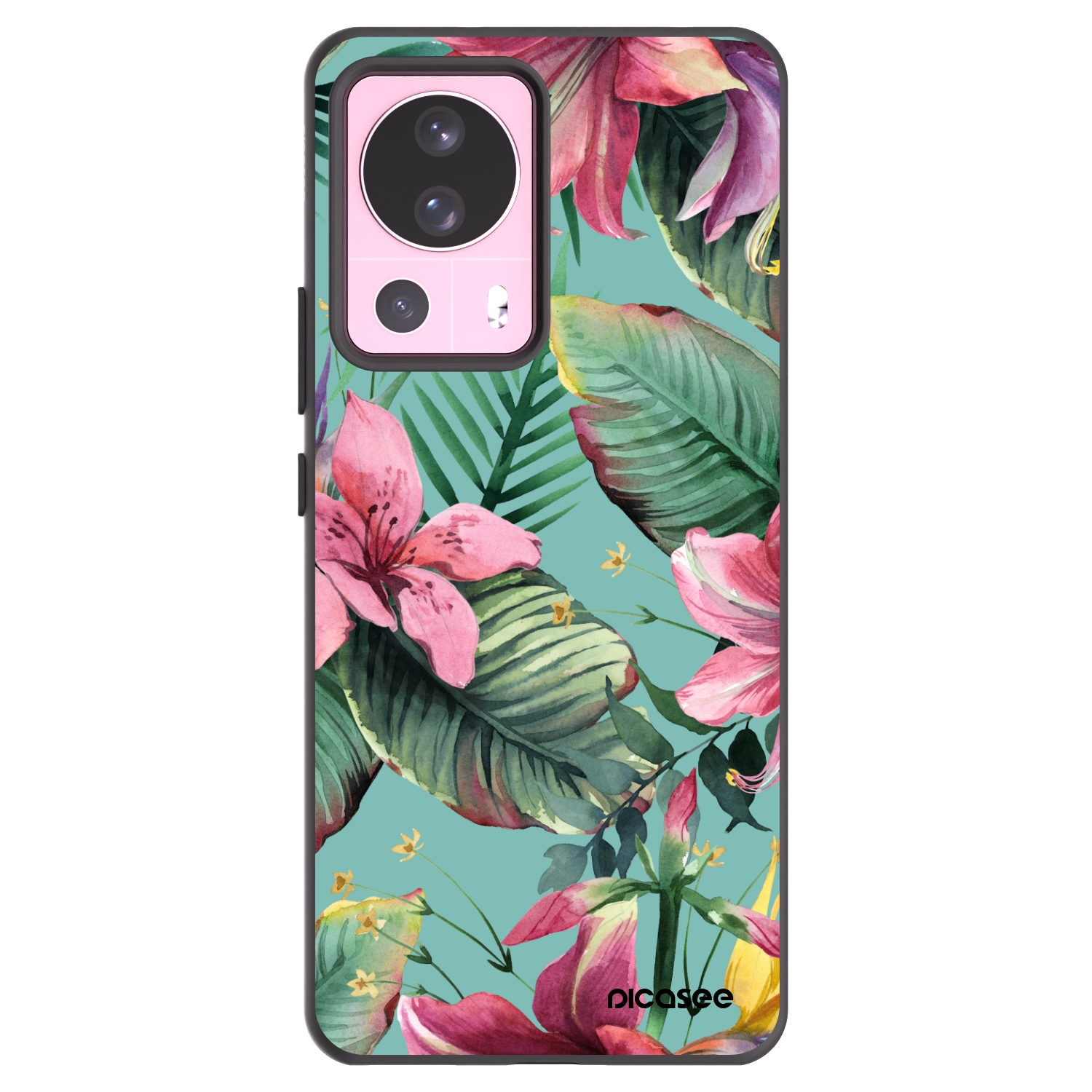 Picasee Μαύρη θήκη σιλικόνης για Xiaomi 13 Lite - Hawaii