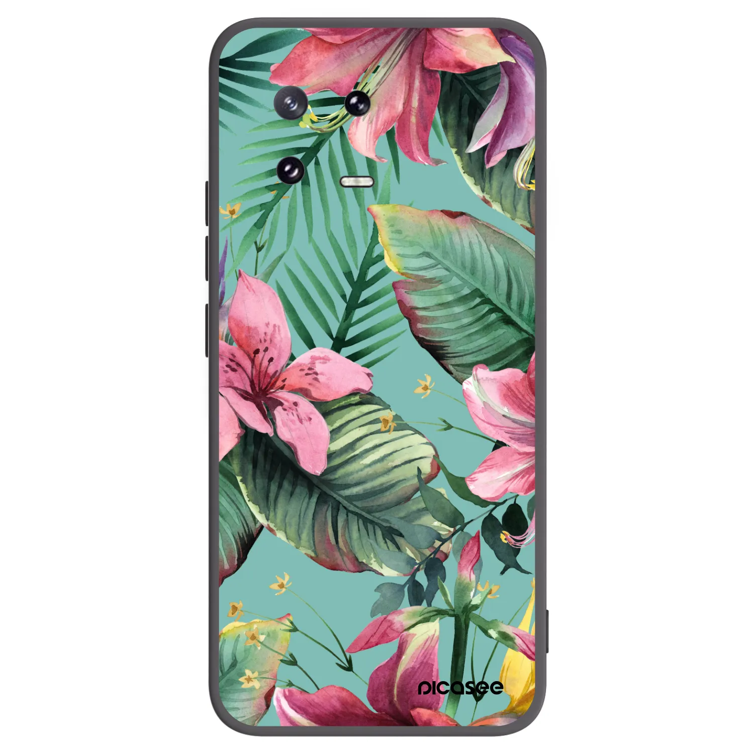 Picasee Μαύρη θήκη σιλικόνης για Xiaomi 13 Pro - Hawaii